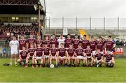 10 July 2019; The Galway team ahead of the EirGrid Connacht GAA Football U20 Championship final match between Galway and Mayo at Tuam, Co. Galway. Photo by Sam Barnes/Sportsfile