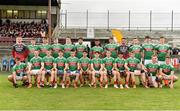 10 July 2019; The Mayo team ahead of the EirGrid Connacht GAA Football U20 Championship final match between Galway and Mayo at Tuam, Co. Galway. Photo by Sam Barnes/Sportsfile