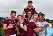 10 July 2019; Galway players celebrate following the EirGrid Connacht GAA Football U20 Championship final match between Galway and Mayo at Tuam, Co. Galway. Photo by Sam Barnes/Sportsfile