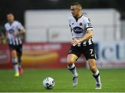10 July 2019; Michael Duffy of Dundalk during the UEFA Champions League First Qualifying Round 1st Leg match between Dundalk and Riga at Oriel Park in Dundalk, Co Louth. Photo by Eóin Noonan/Sportsfile