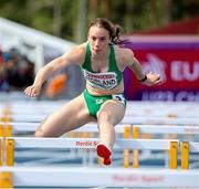 11 July 2019; Elizabeth Morland of Ireland competes in the women's heptathlon on day one of the European U23 Athletics Championships at the Gunder Hägg Stadium in Gävle, Sweden. Photo by Giancarlo Colombo/Sportsfile