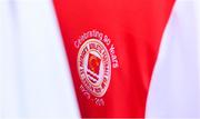 11 July 2019; A detailed view of St Patricks Athletic merchandise on sale ahead of the UEFA Europa League First Qualifying Round 1st Leg match between St Patrick's Athletic and IFK Norrköping at Richmond Park in Inchicore, Dublin. Photo by Sam Barnes/Sportsfile