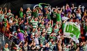 11 July 2019; Shamrock Rovers fans during the  UEFA Europa League First Qualifying Round 1st Leg match between SK Brann and Shamrock Rovers at Brann Stadion, Bergen, Norway. Photo by Bjorn Erik Nesse/Sportsfile.