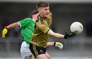 11 July 2019; Brian Friel of Kerry in action against Brian Fole of Limerick during the EirGrid GAA Football Under 20 Munster Championship Semi-Final match between Kerry and Limerick at Austin Stack Park in Tralee, Kerry. Photo by Brendan Moran/Sportsfile