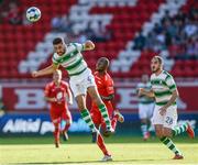 11 July 2019;  Roberto Lopes of Shamrock Rovers in action during the UEFA Europa League First Qualifying Round 1st Leg match between SK Brann and Shamrock Rovers at Brann Stadion, Bergen, Norway. Photo by Bjorn Erik Nesse/Sportsfile.