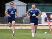12 July 2019; Sean Cronin, right, and Jack Conan during an Ireland Rugby open training session at the Sportsground in Galway. Photo by Matt Browne/Sportsfile