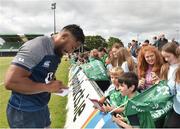 12 July 2019; Bundee Aki signs autographs for supporters after an Ireland Rugby open training session at the Sportsground in Galway. Photo by Matt Browne/Sportsfile