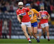 10 July 2019; Evan Sheehan of Cork in action against Killian McDermott of Clare during the Bord Gais Energy Munster GAA Hurling Under 20 Championship semi-final match between Cork and Clare at Páirc Ui Rinn in Cork. Photo by Brendan Moran/Sportsfile