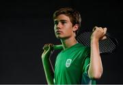 12 July 2019; Team Ireland athletes prepare for the European Youth Olympic Festival in Baku at a Team Day at the Sport Ireland Institute, when the Irish team was announced for the event. Pictured at the event is Arthur O'Sullivan. Photo by Eóin Noonan/Sportsfile