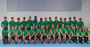 12 July 2019; Team Ireland athletes prepare for the European Youth Olympic Festival in Baku at a Team Day at the Sport Ireland Institute, when the Irish team was announced for the event. Pictured at the event is Team Ireland athletes. Photo by Eóin Noonan/Sportsfile