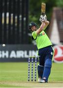 12 June 2019; Kevin O'Brien of Ireland batting during the 2nd T20 Cricket International match between Ireland and Zimbabwe at Bready Cricket Club in Magheramason, Co. Tyrone. Photo by Oliver McVeigh/Sportsfile