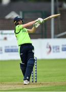 12 June 2019; Andrew Balbirnie of Ireland batting during the 2nd T20 Cricket International match between Ireland and Zimbabwe at Bready Cricket Club in Magheramason, Co. Tyrone. Photo by Oliver McVeigh/Sportsfile
