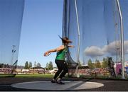 12 July 2019; Niamh Fogarty of Ireland competes in the Discus Throw Women's Final during day two of the European U23 Athletics Championships at the Gunder Hägg Stadium in Gävle, Sweden. Photo by Giancarlo Colombo/Sportsfile