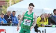 12 July 2019; Mark Smyth of Ireland competes in the 200m Men's Qualifying Rounds during day two of the European U23 Athletics Championships at the Gunder Hägg Stadium in Gävle, Sweden. Photo by Giancarlo Colombo/Sportsfile