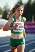 12 July 2019; Siobhra O' Flaherty of Ireland competes in the 10,000m Women's Final during day two of the European U23 Athletics Championships at the Gunder Hägg Stadium in Gävle, Sweden. Photo by Giancarlo Colombo/Sportsfile