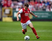 11 July 2019; Dean Clarke of St Patricks Athletic during the UEFA Europa League First Qualifying Round 1st Leg match between St Patrick's Athletic and IFK Norrköping at Richmond Park in Inchicore, Dublin. Photo by Sam Barnes/Sportsfile