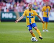 11 July 2019; Filip Dagerstal of IFK Norrköping during the UEFA Europa League First Qualifying Round 1st Leg match between St Patrick's Athletic and IFK Norrköping at Richmond Park in Inchicore, Dublin. Photo by Sam Barnes/Sportsfile