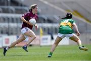 13 July 2019; Tracey Leonard of Galway in action against Ciara O'Brien of Kerry during the TG4 All-Ireland Ladies Football Senior Championship Group 3 Round 1 match between Galway and Kerry at O'Moore Park in Portlaoise, Laois. Photo by Piaras Ó Mídheach/Sportsfile