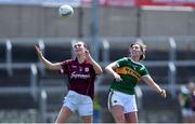 13 July 2019; Áine McDonagh of Galway in action against Lorraine Scanlon of Kerry during the TG4 All-Ireland Ladies Football Senior Championship Group 3 Round 1 match between Galway and Kerry at O'Moore Park in Portlaoise, Laois. Photo by Piaras Ó Mídheach/Sportsfile