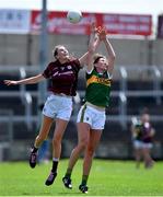 13 July 2019; Áine McDonagh of Galway in action against Lorraine Scanlon of Kerry during the TG4 All-Ireland Ladies Football Senior Championship Group 3 Round 1 match between Galway and Kerry at O'Moore Park in Portlaoise, Laois. Photo by Piaras Ó Mídheach/Sportsfile