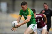 13 July 2019; Barry O'Connell of Meath in action against McDara Geraghty of Galway during the GAA Football All-Ireland Junior Championship semi-final match between Meath and Galway at Dr Hyde Park in Roscommon. Photo by Brendan Moran/Sportsfile