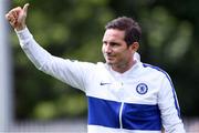 13 July 2019; Chelsea FC manager Frank Lampard after his first win as Chelsea  manager after the club friendly match between St Patrick's Athletic and Chelsea FC at Richmond Park in Dublin. Photo by Matt Browne/Sportsfile