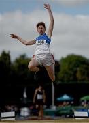 13 July 2019; Jack Murphy of St. L. O'Toole A.C. Co. Carlow competing in the Long Jump during day two of the Irish Life Health National Juvenile Outdoor Championships at Tullamore Harriers Stadium in Tullamore, Co. Offaly.   Photo by Eóin Noonan/Sportsfile