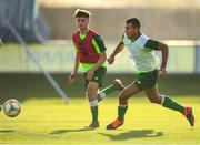 13 July 2019; Ali Reghba during a Republic of Ireland training session prior to the start of the 2019 UEFA European U19 Championships at the FFA Technical Centre in Yerevan, Armenia. Photo by Stephen McCarthy/Sportsfile
