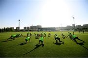 13 July 2019; Republic of Ireland players during a training session prior to the start of the 2019 UEFA European U19 Championships at the FFA Technical Centre in Yerevan, Armenia. Photo by Stephen McCarthy/Sportsfile