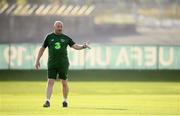 13 July 2019; Republic of Ireland assistant coach Mick Neville during a training session prior to the start of the 2019 UEFA European U19 Championships at the FFA Technical Centre in Yerevan, Armenia. Photo by Stephen McCarthy/Sportsfile