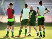 13 July 2019; Republic of Ireland assistant coach Mick Neville speaks to players during a training session prior to the start of the 2019 UEFA European U19 Championships at the FFA Technical Centre in Yerevan, Armenia. Photo by Stephen McCarthy/Sportsfile