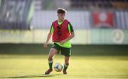 13 July 2019; Niall Morahan during a Republic of Ireland training session prior to the start of the 2019 UEFA European U19 Championships at the FFA Technical Centre in Yerevan, Armenia. Photo by Stephen McCarthy/Sportsfile