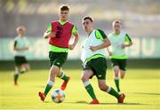 13 July 2019; Lee O'Connor during a Republic of Ireland training session prior to the start of the 2019 UEFA European U19 Championships at the FFA Technical Centre in Yerevan, Armenia. Photo by Stephen McCarthy/Sportsfile