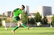 13 July 2019; Andy Lyons during a Republic of Ireland training session prior to the start of the 2019 UEFA European U19 Championships at the FFA Technical Centre in Yerevan, Armenia. Photo by Stephen McCarthy/Sportsfile
