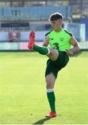 13 July 2019; Matt Everitt during a Republic of Ireland training session prior to the start of the 2019 UEFA European U19 Championships at the FFA Technical Centre in Yerevan, Armenia. Photo by Stephen McCarthy/Sportsfile