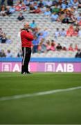 13 July 2019; Cork manager Ronan McCarthy ahead of the GAA Football All-Ireland Senior Championship Quarter-Final Group 2 Phase 1 match between Dublin and Cork at Croke Park in Dublin. Photo by Eóin Noonan/Sportsfile