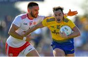 13 July 2019; Niall Kilroy of Roscommon is tackled by Padraig Hampsey of Tyrone during the GAA Football All-Ireland Senior Championship Quarter-Final Group 2 Phase 1 match between Roscommon and Tyrone at Dr Hyde Park in Roscommon. Photo by Brendan Moran/Sportsfile