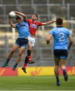 13 July 2019; Brian Howard of Dublin in action against Luke Connolly of Cork during the GAA Football All-Ireland Senior Championship Quarter-Final Group 2 Phase 1 match between Dublin and Cork at Croke Park in Dublin. Photo by Eóin Noonan/Sportsfile