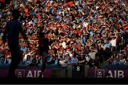 13 July 2019; Supporters watch on as Mark Collins of Cork scores a point for his side during the GAA Football All-Ireland Senior Championship Quarter-Final Group 2 Phase 1 match between Dublin and Cork at Croke Park in Dublin. Photo by Eóin Noonan/Sportsfile