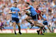 13 July 2019; Philip McMahon of Dublin is tackled by Ruairí Deane of Cork during the GAA Football All-Ireland Senior Championship Quarter-Final Group 2 Phase 1 match between Dublin and Cork at Croke Park in Dublin. Photo by Eóin Noonan/Sportsfile