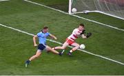 13 July 2019; Ciarán Kilkenny of Dublin scores his side's fourth goal during the GAA Football All-Ireland Senior Championship Quarter-Final Group 2 Phase 1 match between Dublin and Cork at Croke Park in Dublin. Photo by Daire Brennan/Sportsfile