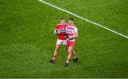 13 July 2019; Dejected Cork players, Ian Maguire, left, and Mark White after the GAA Football All-Ireland Senior Championship Quarter-Final Group 2 Phase 1 match between Dublin and Cork at Croke Park in Dublin. Photo by Daire Brennan/Sportsfile