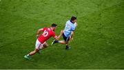 13 July 2019; Eoin Murchan of Dublin in action against Kevin O’Driscoll of Cork during the GAA Football All-Ireland Senior Championship Quarter-Final Group 2 Phase 1 match between Dublin and Cork at Croke Park in Dublin. Photo by Daire Brennan/Sportsfile