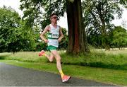 13 July 2019; David Mansfield from Clonmel AC, Co. Tipperary, who came 2nd in the Irish Runner 10 Mile in conjunction with the AAI National 10 Mile Championships at Phoenix Park in Dublin. Photo by Matt Browne/Sportsfile