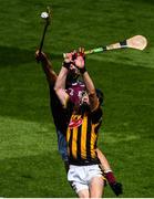 14 July 2019; Billy Drennan of Kilkenny in action against Adam Nolan of Galway during the Electric Ireland GAA Hurling All-Ireland Minor Championship quarter-final match between Kilkenny and Galway at Croke Park in Dublin. Photo by Ramsey Cardy/Sportsfile