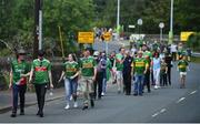 14 July 2019; Supporters make their way to the stadium prior to the GAA Football All-Ireland Senior Championship Quarter-Final Group 1 Phase 1 match between Kerry and Mayo at Fitzgerald Stadium in Killarney, Kerry. Photo by Brendan Moran/Sportsfile