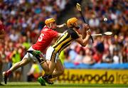 14 July 2019; Colin Fennelly of Kilkenny, under pressure from Niall O'Leary of Cork scores a goal, in the 9th minute, during the GAA Hurling All-Ireland Senior Championship quarter-final match between Kilkenny and Cork at Croke Park in Dublin. Photo by Ray McManus/Sportsfile