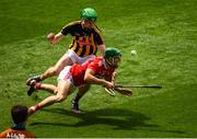 14 July 2019; Alan Cadogan of Cork in action against Joey Holden of Kilkenny during the GAA Hurling All-Ireland Senior Championship quarter-final match between Kilkenny and Cork at Croke Park in Dublin. Photo by Ramsey Cardy/Sportsfile