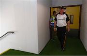 14 July 2019; Kilkenny manager Brian Cody walks out ahead of the GAA Hurling All-Ireland Senior Championship quarter-final match between Kilkenny and Cork at Croke Park in Dublin. Photo by Ramsey Cardy/Sportsfile