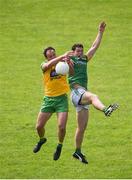 14 July 2019; Michael Murphy of Donegal in action against Padraic Harnan of Meath during the GAA Football All-Ireland Senior Championship Quarter-Final Group 1 Phase 1 match between Donegal and Meath at MacCumhaill Park in Ballybofey, Donegal. Photo by Daire Brennan/Sportsfile